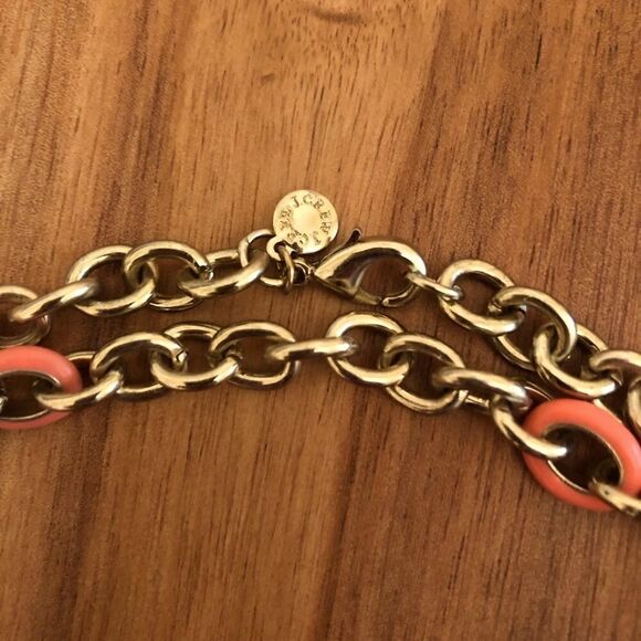 J.Crew | Enamel and Gold Tone Link Necklace | 38” Length - Picture 4 of 4